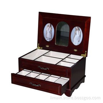 Jewelry Box, Made of MDF and Wooden Materials, Customized Sizes, Colors Accepted